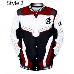 Avengers Endgame Quantum Realm Varsity Jacket